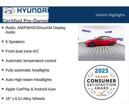 2022 Hyundai Elantra SEL is a Red 2022 Hyundai Elantra Sedan in Philadelphia PA