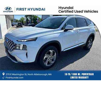 2022 Hyundai Santa Fe SEL is a White 2022 Hyundai Santa Fe SUV in North Attleboro MA