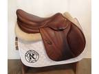 17.5" Butet Premium Saddle - Full Calfskin - 2015 - M Seat - 2.5 Flaps - 4.5"