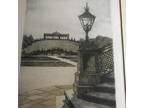 H. LEISCH (Austrian, 20th C) color etchings on white silk, PENCIL SIGNED ORIG