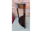 Vintage Mahogany Entry Table End Table Plant Fern Table