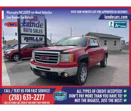 2012 GMC Sierra 1500 Extended Cab for sale is a Red 2012 GMC Sierra 1500 Extended Cab Car for Sale in Wadena MN