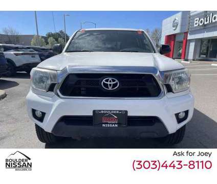 2015 Toyota Tacoma TRD Off Road is a White 2015 Toyota Tacoma TRD Off Road Car for Sale in Boulder CO