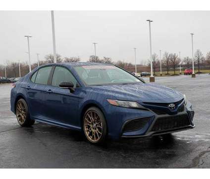 2023 Toyota Camry SE Nightshade is a Blue 2023 Toyota Camry SE Sedan in Naperville IL