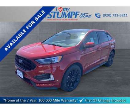 2024 Ford Edge ST-Line is a Red 2024 Ford Edge Car for Sale in Appleton WI
