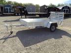 2024 Aluma 6310ESA-S-TG 10' Aluminum Utility Trailer