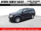 2008 Ford Escape Black, 155K miles