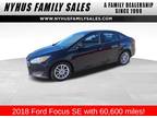 2018 Ford Focus Black, 60K miles