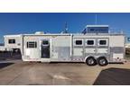 2005 C&C 3 Horse Gooseneck Trailer with 15' Living Quarters 3 horses