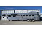 2024 SMC Laramie 5 Horse Side Load Gooseneck Trailer with 1 5 horses