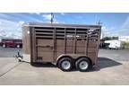 2024 Delta 2 Horse Bumper Pull Trailer 2 horses