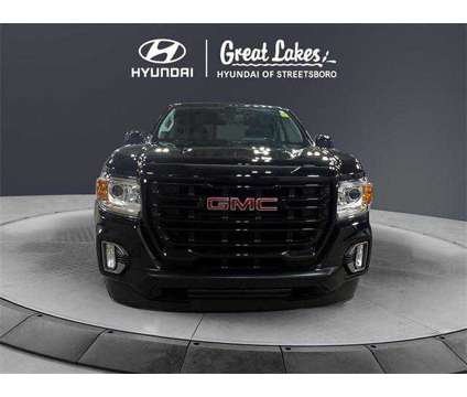2021 GMC Canyon 4WD Crew Cab Short Box Elevation is a Black 2021 GMC Canyon Truck in Streetsboro OH