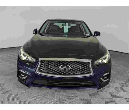 2021 INFINITI Q50 3.0t LUXE is a Blue 2021 Infiniti Q50 3.0t LUXE Sedan in West Palm Beach FL