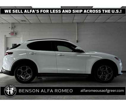 2023 Alfa Romeo Stelvio Ti AWD! is a White 2023 Alfa Romeo Stelvio Ti SUV in Greer SC