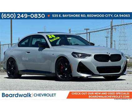 2024 BMW 2 Series M240i is a Grey 2024 BMW M240 i Coupe in Redwood City CA