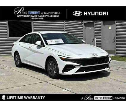 2024 Hyundai Elantra SEL is a White 2024 Hyundai Elantra SE Sedan in Gainesville FL