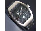 Stunning Frank Muller V45SCDT Vanguard Titanium Man's Watch Box & Papers