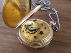 18K Gold 1865 Tremont Civil War Historical Pocket Watch Gov of KS Inscribed