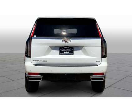 2023UsedCadillacUsedEscaladeUsed4dr is a White 2023 Cadillac Escalade Car for Sale in Lubbock TX