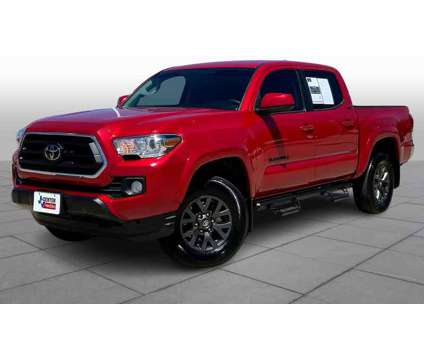 2022UsedToyotaUsedTacomaUsedDouble Cab 5 Bed V6 AT (SE) is a Red 2022 Toyota Tacoma Car for Sale in Denton TX