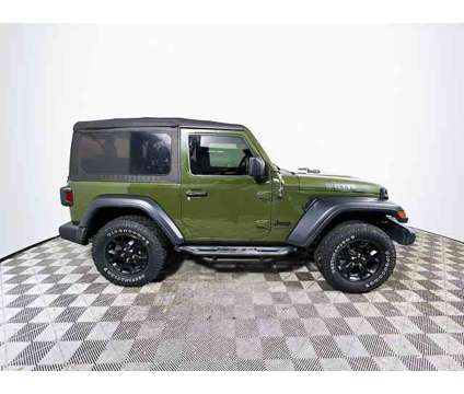 2020 Jeep Wrangler Willys Sport is a Green 2020 Jeep Wrangler Car for Sale in Tampa FL