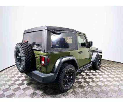 2020 Jeep Wrangler Willys Sport is a Green 2020 Jeep Wrangler Car for Sale in Tampa FL
