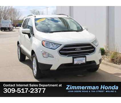 2021 Ford EcoSport SE is a White 2021 Ford EcoSport SE Car for Sale in Moline IL