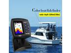 LUCKY Wired Fish Finder Dual Frequency Boat Fish Finder 328ft/100m Depth Finder