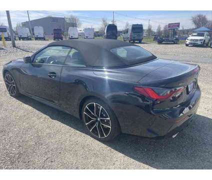 2024 BMW 4 Series 430i xDrive is a Black 2024 BMW 430 Model i Convertible in Shrewsbury MA