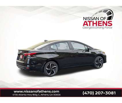 2024 Nissan Versa 1.6 SR is a Black 2024 Nissan Versa 1.6 S Sedan in Athens GA