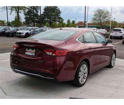 2015 Chrysler 200 Limited is a Red 2015 Chrysler 200 Model Limited Sedan in Algonquin IL
