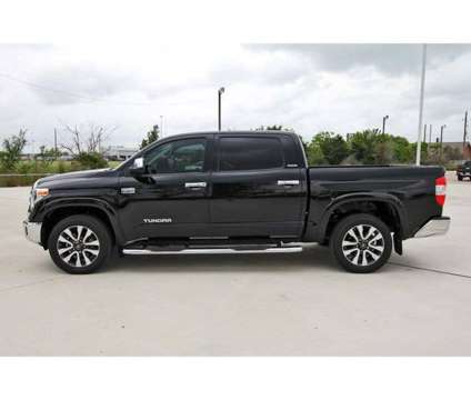 2018 Toyota Tundra Limited CrewMax is a Black 2018 Toyota Tundra Limited Truck in Rosenberg TX