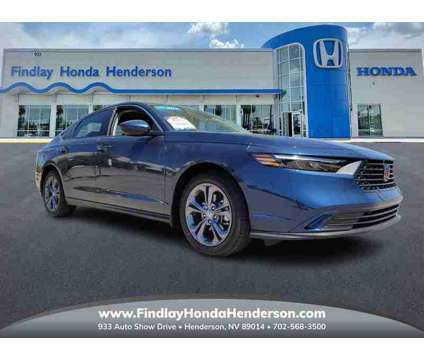 2024 Honda Accord EX is a Blue 2024 Honda Accord EX Sedan in Henderson NV