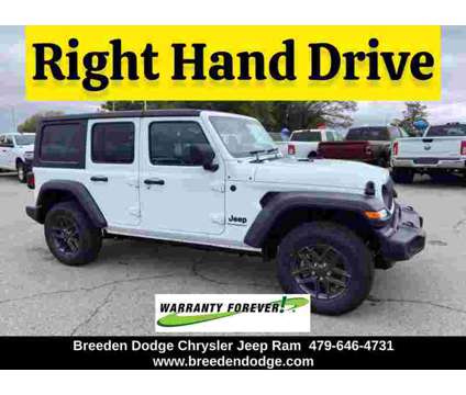 2024 Jeep Wrangler Sport RHD Right Hand Drive is a White 2024 Jeep Wrangler Sport RHD SUV in Fort Smith AR