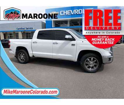 2017 Toyota Tundra 1794 5.7L V8 is a White 2017 Toyota Tundra 1794 Trim Truck in Colorado Springs CO