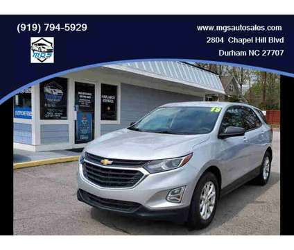 2018 Chevrolet Equinox for sale is a Silver 2018 Chevrolet Equinox Car for Sale in Durham NC