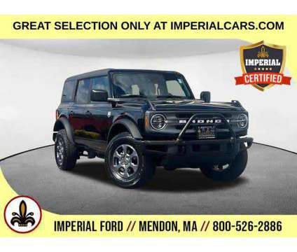 2022UsedFordUsedBroncoUsed4 Door 4x4 is a Black 2022 Ford Bronco Car for Sale in Mendon MA