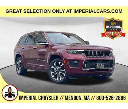 2022UsedJeepUsedGrand Cherokee LUsed4x4 is a Red 2022 Jeep grand cherokee Overland Car for Sale in Mendon MA