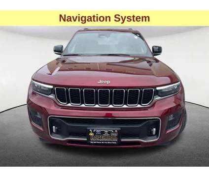 2022UsedJeepUsedGrand Cherokee LUsed4x4 is a Red 2022 Jeep grand cherokee Overland SUV in Mendon MA