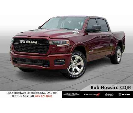 2025NewRamNew1500New4x4 Crew Cab 5 7 Box is a Red 2025 RAM 1500 Model Car for Sale in Oklahoma City OK