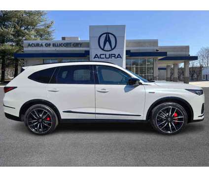 2024 Acura MDX Type S w/Advance Package is a Silver, White 2024 Acura MDX Car for Sale in Ellicott City MD