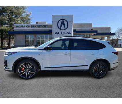 2024 Acura MDX Type S w/Advance Package is a Silver, White 2024 Acura MDX Car for Sale in Ellicott City MD