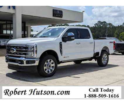 2024 Ford Super Duty F-350 SRW Lariat is a White 2024 Ford Car for Sale in Moultrie GA