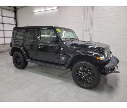 2024 Jeep Wrangler 4xe Sahara is a Black 2024 Jeep Wrangler Car for Sale in Wilkes Barre PA