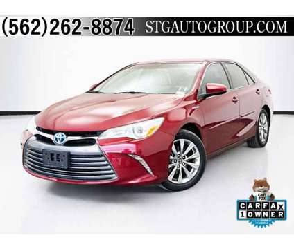 2017 Toyota Camry XLE is a Red 2017 Toyota Camry XLE Car for Sale in Bellflower CA