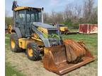 John Deere 410J backhoe