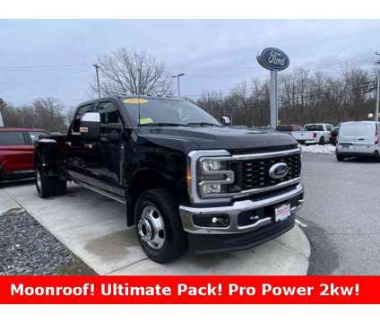 2023 Ford F-350SD Lariat DRW is a Black 2023 Ford F-350 Lariat Truck in Haverhill MA