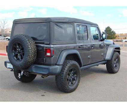 2020 Jeep Wrangler Unlimited Willys is a Grey 2020 Jeep Wrangler Unlimited SUV in Santa Fe NM