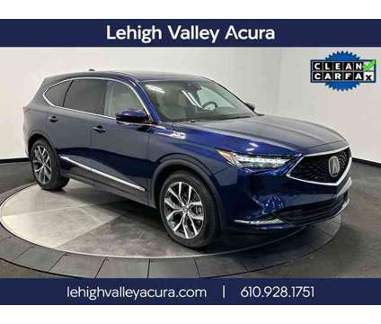 2022 Acura MDX Technology SH-AWD is a Blue 2022 Acura MDX Technology SUV in Emmaus PA