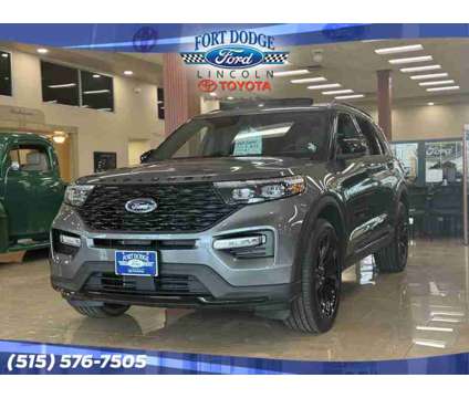2024 Ford Explorer ST-Line is a Grey 2024 Ford Explorer SUV in Fort Dodge IA